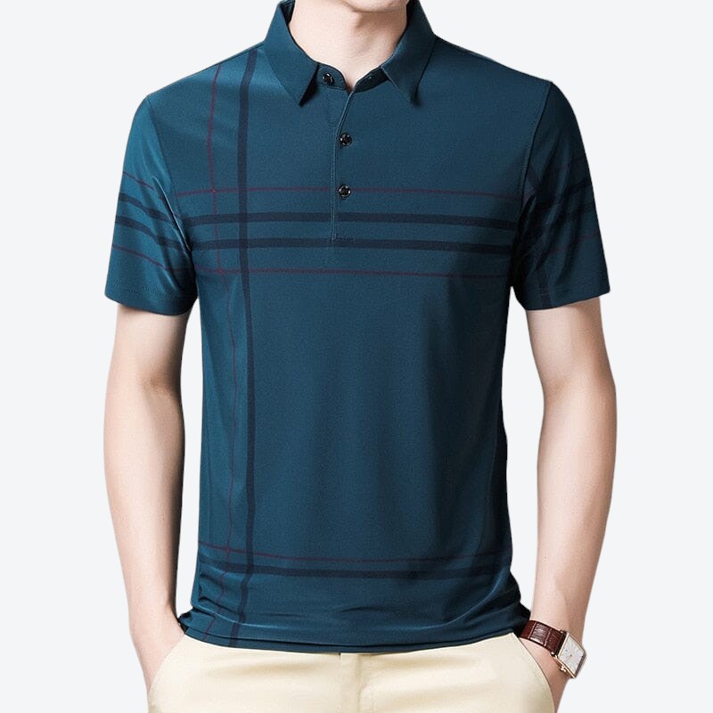 Camisa Polo Listrada - Elegante